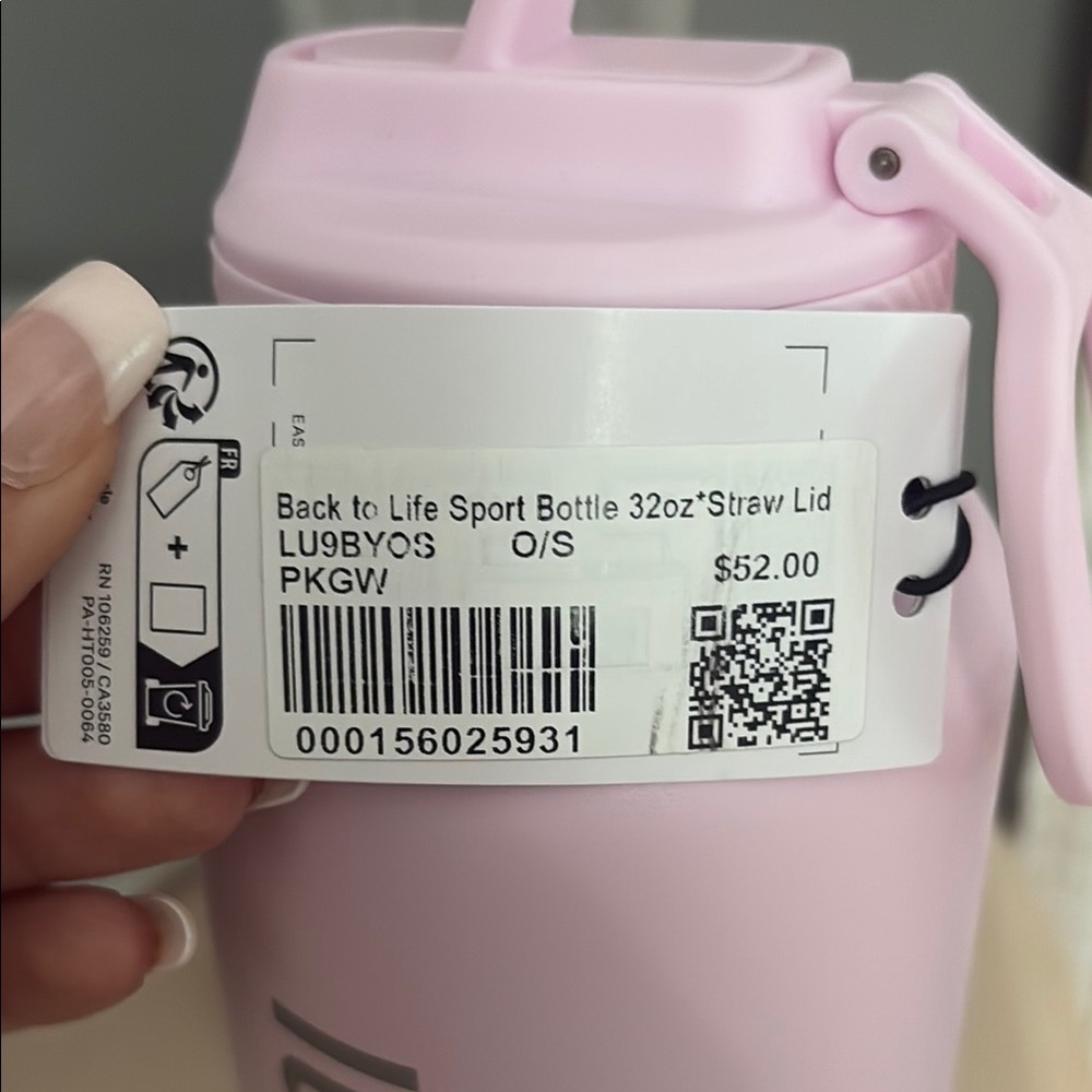 Lululemon Pink Water Bottle NWT - Picture 2 of 3